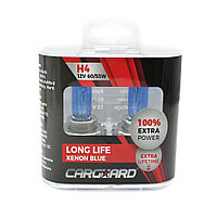 Set de 2 becuri Halogen H4 + 100% Intensitate - LONG LIFE - CARGUARD