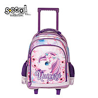 Ghiozdan trolley UNICORN, 38x29x14 cm - S-COOL
