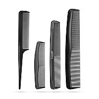 Set pieptene - negru - 4 bucăți / pachet