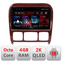 Navigatie dedicata Lenovo Mercedes Clasa S 1998-2005 L-220, Octacore, 4Gb RAM, 64Gb Hdd, 4G, QLED 2K, DSP,