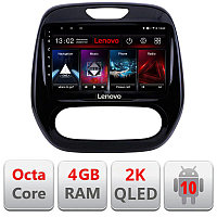 Navigatie dedicata Lenovo Renault Captur L-CAPTUR, Octacore, 4Gb RAM, 64Gb Hdd, 4G, QLED 2K, DSP, Carplay,