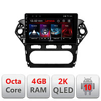 Navigatie dedicata Lenovo Ford Mondeo 2010-2014 L-MONDEO-CLIMA, Octacore, 4Gb RAM, 64Gb Hdd, 4G, QLED 2K, DSP,