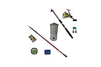 Set undita telescopica 5 m, lanseta telescopica 3.6m, mulineta LC540, si accesorii
