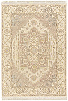 Covor Model RE BORN 21793-061, Marime 200 x 290 cm, Crem, Bumbac reciclat si Polipropilena, Living, Dormitor,