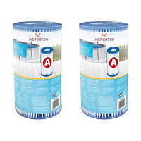 Set 2 buc Filtru de forma cilindrica pentru pompe de piscina de la 2.006l/h la 5.678l/h, Echivalentul Filtru