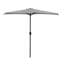 Umbrela balcon/terasa, semirotunda,?gri, 270 cm