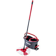 Set curatenie, galeata cu pedala si storcator, cu mop si maner, Vileda Easy Wring Turbo
