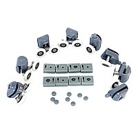 Set 24 piese reconditionare cabina de dus, culoare Gri