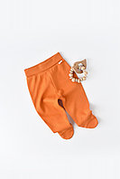 Pantaloni cu Botosei - Bumbac organic Portocaliu BabyCosy (Marime: 6-9 luni)