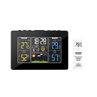 Statie Meteo Wireless, Seria PT201, Digitala, Senzor Exterior, Calendar, Prognoza meteo, Ceas Alarma