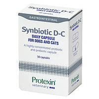 Supliment nutritiv pentru caini si pisici Synbiotic D-C, Protexin Veterinary, 5 x 10 comprimate