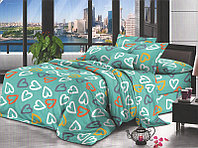 Lenjerie de pat cu husa elastic Pascale din bumbac mercerizat, multicolor O persoana 1 husa perna 70 x 70