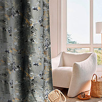 Draperie din catifea texturata cu rejansa transparenta cu ate pentru galerie, Madison, densitate 700 g/ml,