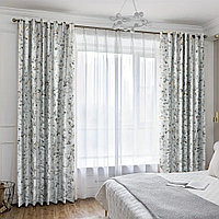 Draperie din catifea texturata cu inele, Madison, densitate 700 g/ml, Jain, 1 buc 150 cm 210 cm Inele albe
