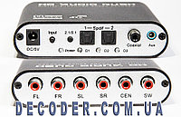 Convertor Converter Audio Sunet Decoditor de la Digital Optical Coaxial la Analog 5.1 Tulip