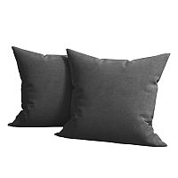 Set 2 huse pernute decorative din catifea cu fermoar, Madison, densitate 700 g/ml, Aegean 50 x 70