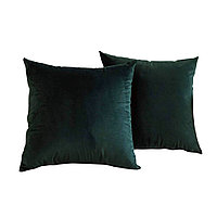 Set 2 huse pernute decorative din catifea cu fermoar, Madison, densitate 700 g/ml, Denim 45 x 45