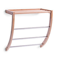 Raft pentru baie Zeller, bambus, 38x24x40 cm