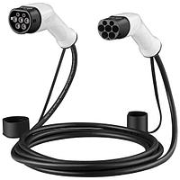 Cablu de incarcare pentru vehicule electrice, tip 2 la tip 2, 16A, lungime 5 m, 7 kW, IP66