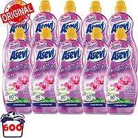 Pachet 10 x balsam de rufe ultraconcentrat rufe Asevi Sensations Zen 1.44 litri (total 10x60=600 spalari)