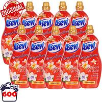 Pachet 10 x balsam de rufe ultraconcentrat rufe Asevi Sensations Pasion & Tiare 1.44 litri (total 600 spalari)