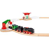 Set trenulet Craciun cu aburi BRIO