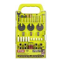 Set accesrii scula rotativa , 155 piese , Ryobi RAKRT155 ,nu include acumulator si incarcator