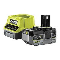 Set acumulator 18V , 4.0 Ah si incarcator 2.0 A , Ryobi RC18120-140X