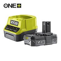 Set acumulator 18V , 2.0 Ah si incarcator Ryobi RC10120-120