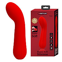 Vibrator punct G Pretty Love Faun rosu 15 cm