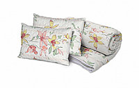 Set Pilotă Flori Galbene 200x220 cm și 2 Perne 50x70 cm