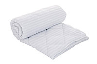 Pilota Alcam Damasc White Line 200x220 cm, umplutura bumbac, 300 g/mp