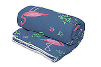 Pilota Alcam Pink Flamingo microfibra matlasata, 200x220 cm, 250g/mp