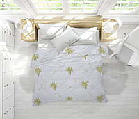 Pilota alba toamna, 180x200 cm, model Aloe Vera, 250g/mp