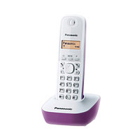 Telefon DECT Panasonic KX-TG1611FXF, Alb/Violet