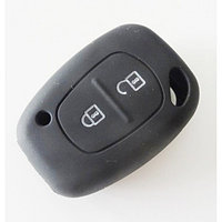 Husa Cheie Renault Traffic / Dacia Solenza 2 Butoane Silicon Neagra