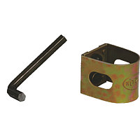 Colier pentru prindere coasa cu imbus, 44 mm