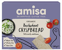 Crispbread (painici) din hrisca integrala fara gluten bio 120g Amisa