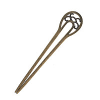 Ac par oval, 15.5 cm x 3.2 cm, metal, model betisor par chinezesc