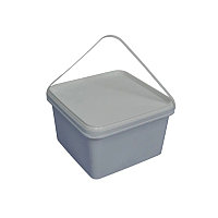 Galeata Alimentara patrata din Plastic HDPE, Capacitate 3.3 L