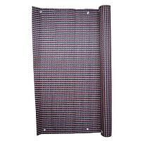 Paravan pentru balcon, terasa, gard, UV, 800 g/m2, maro, negru, 3x0.9 m
