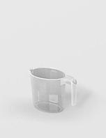 Cana gradata, plastic, 1L, 14x12x7 cm