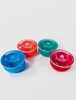 Castron cu capac, 2 Litri, din plastic, 18x11 cm, diverse culori