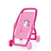 Carucior Dolu pentru papusi Unicorn , dimensiuni 50 x 42,5 x 34,5 cm , MercatonToys