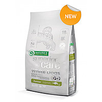 Hrana uscata caini, Natures Protection White Dogs Grain Free White Fish Junior Small and Mini Breeds, 1.5Kg