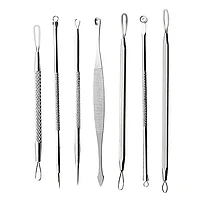 Set de 7 pensete pentru extractie puncte negre, comedoane, acnee,