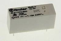 12VDC 10A-250VAC RELEU 43.41.7.012.2000 FINDER