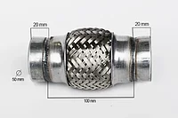 RACORD FLEXIBIL INNER & OUTER BRAID (B) 50X100MM - 62095