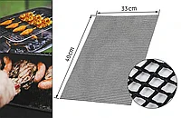 Covoras antiaderent din teflon pentru gatitul pe gratar, reutilizabil, lavabil, 40 x 33 cm AVX-AG666B