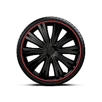 SET CAPACE ROTI 16` NEGRE CU MARGINE ROSIE GIGA R 96923